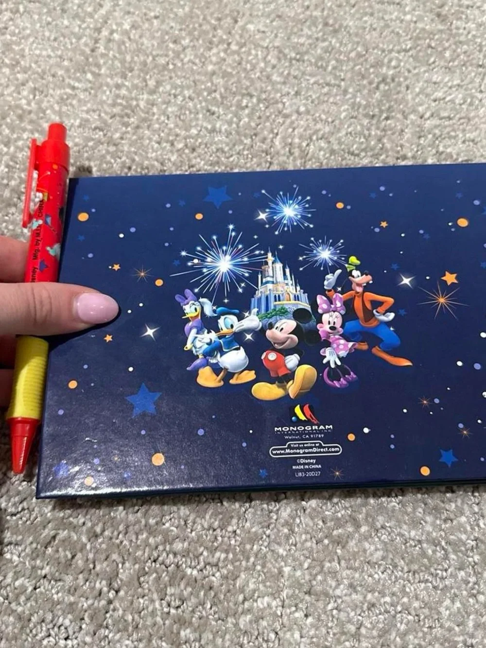 Disney autograph book